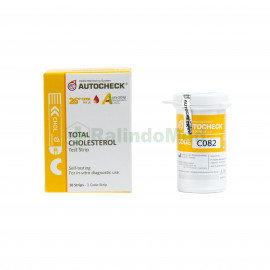 Strip Autocheck Cholesterol / Kolesterol / Refill isi 10