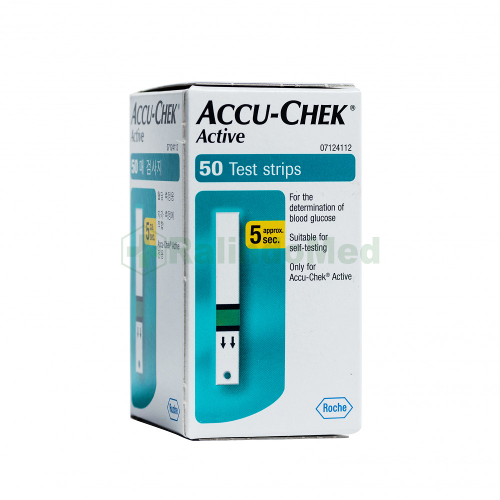 Strip Gula darah Accu check Active 50pc / Strip Accucheck active