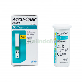 Strip Gula darah Accu check Active 50pc / Strip Accucheck active