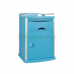 Bed Side Cabinet (Biru-Plastik)