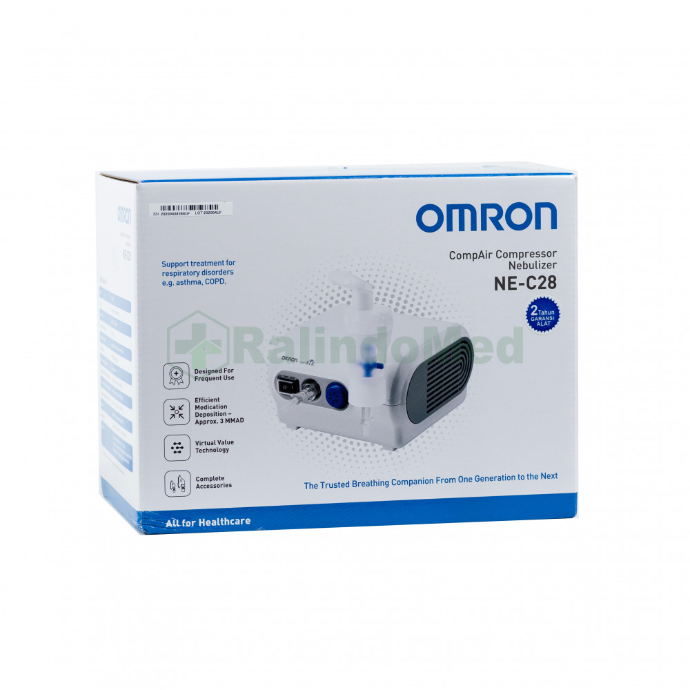 Nebulizer Omron NE-C28 / Alat uap pernafasan / alat inhalasi